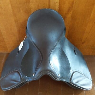 Dark Brown Leather Saddle 15.5"