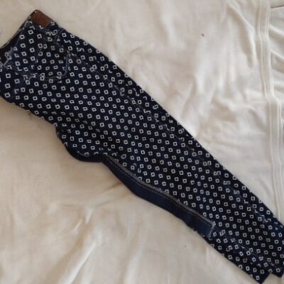 Patterned Jean Breeches Full Seat