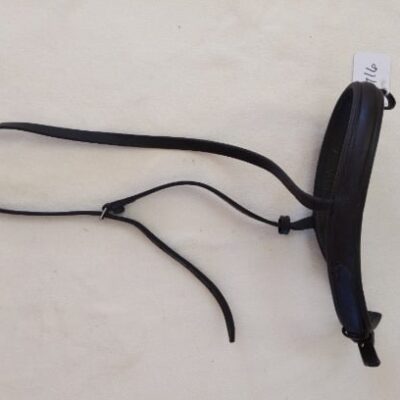 Black Leather Noseband