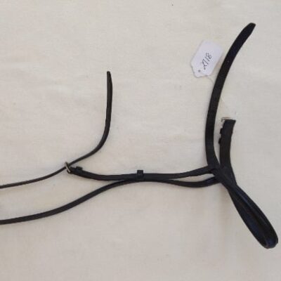 Black Leather Noseband