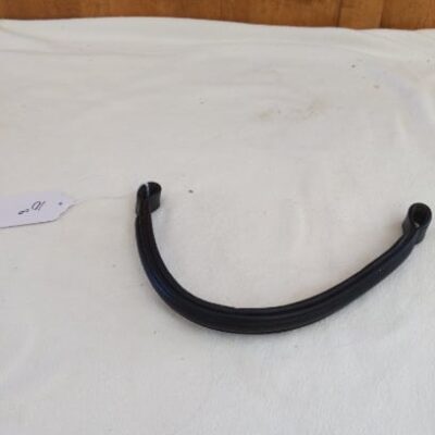 Black Synthetic Leather Browband