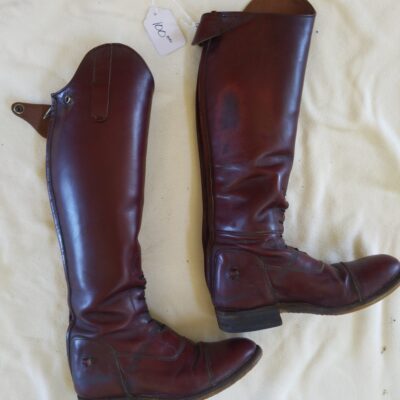 Burgundy Tall Field Boots Size 5