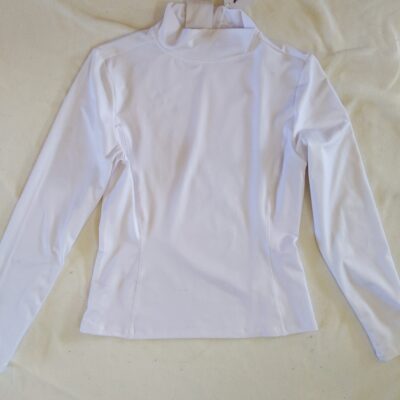 White Anky Collared Longsleeve