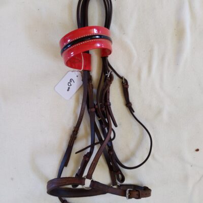 Double Bridle with Red Browband