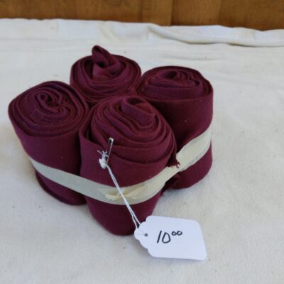 Burgundy Polo Wraps x4