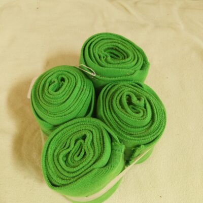Green Stable Bandages x4