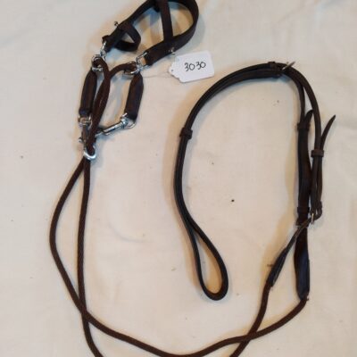 Adjustable Brown Leather Breastplate