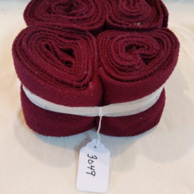 Burgundy Polo Wraps x4