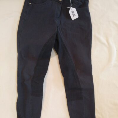 Black Full Seat Tuscany Breeches 32
