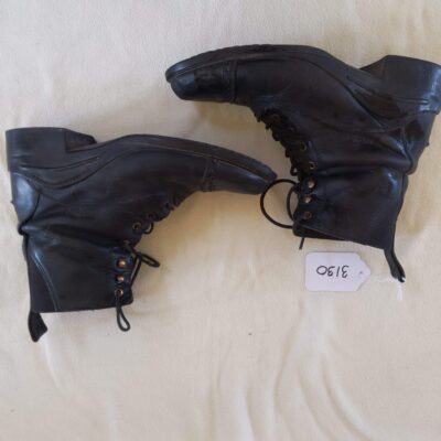 Auken Black Leather Lace up Paddock Boots Size 8