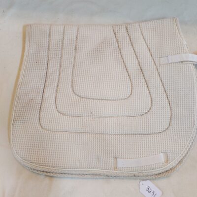White Dressage Saddle Pad