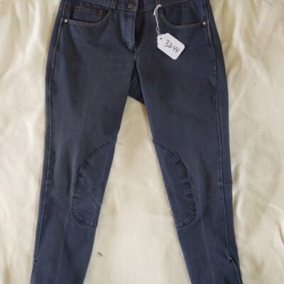 Blue Jean 28 Half Seat Breeches