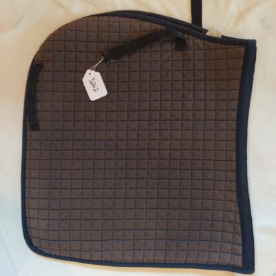 Black Lined Grey Saddle Pad