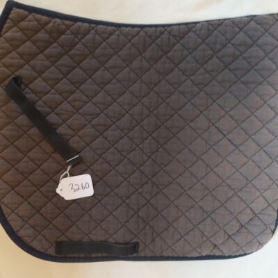 Grey Saddle Pad with Black Liner
