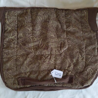 Paisley Brown Saddle Pad