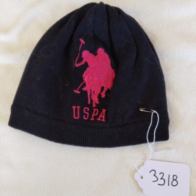 USPA Black and Pink Tuque