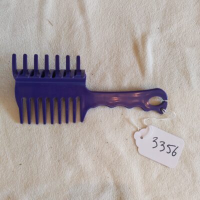 Purple Braiding Comb with Clip