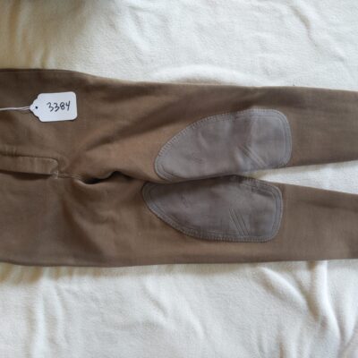 Elation Beige Half Seat Breeches Kids 10