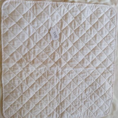 Quilted White Pony Saddle Pad
