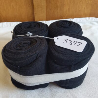 Black Stable Bandages