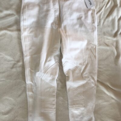 Harry Hall White Half Seat Breeches