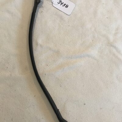 Black Leather Brown Band