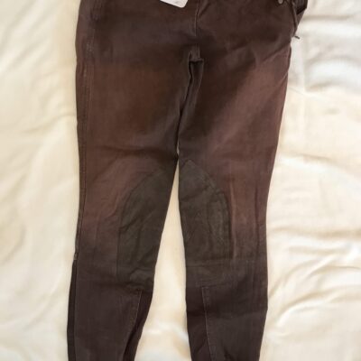 Ariat Brown Half Seat Breeches 28L