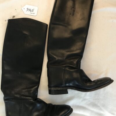 Boulet Black Leather Tall Dressage Boots 8 1/2