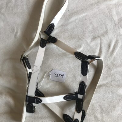 White and Black Halter