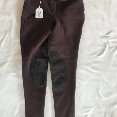 Elation Brown Half Seat Breeches 26