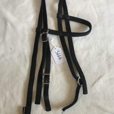 Western Black Nylon Bridle