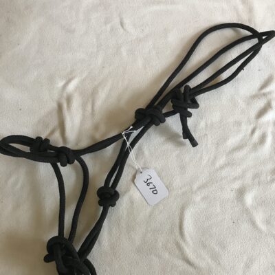 Black Rope Halter