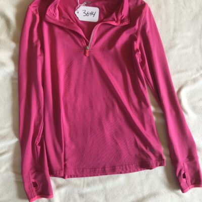 Pink Full Sleeve Polo Medium