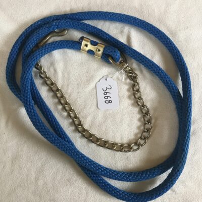 Blue Chain Lead Rope