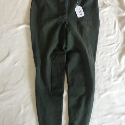Hunter Green Half Seat Breeches 30