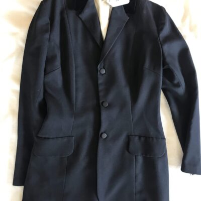 Black Long Show Jacket Size 8