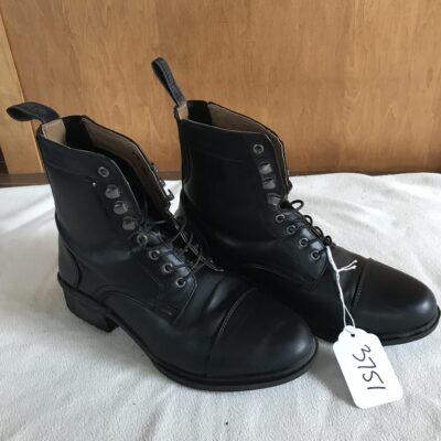 Auken Leather Laceup Paddock Boots 9
