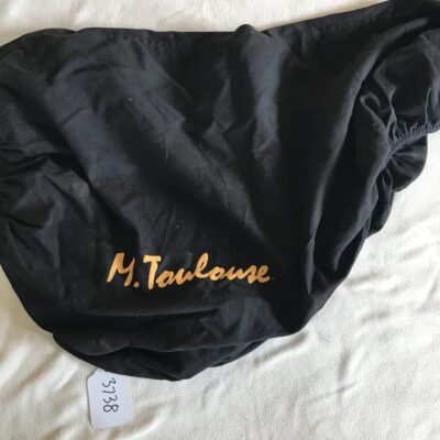 M.Toulouse Saddle Cover Black and Yellow
