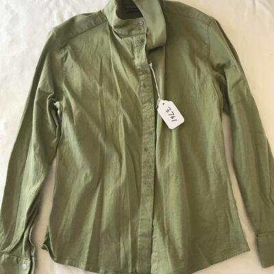 Tuff Rider Olive Green Long Sleeve Show Shirt S
