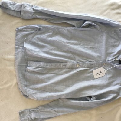 Blue Plaid Ariat Long Sleeve Show Shirt Kids 8