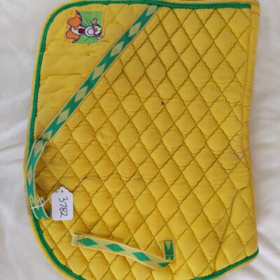 Yellow and Green Tigger Themed Saddle Pad