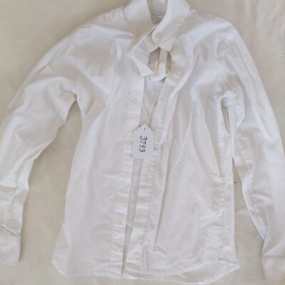 Tuff Rider White Long Sleeved Show Shirt Kids 12