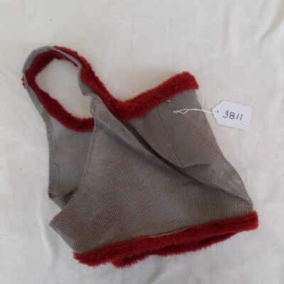 Red and Grey Fly Mask