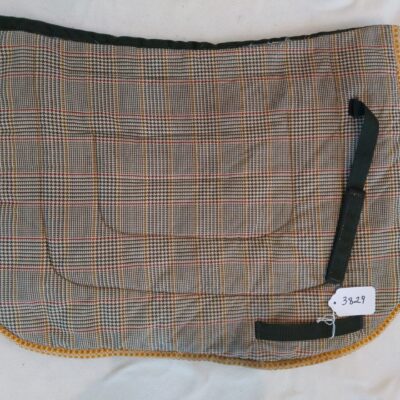Green Plaid Saddle Pad
