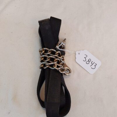 Black Lead Rope with Chain