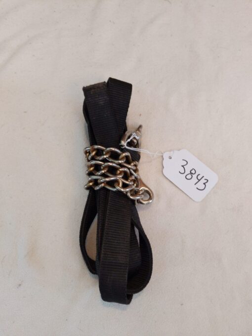 Black Lead Rope with Chain