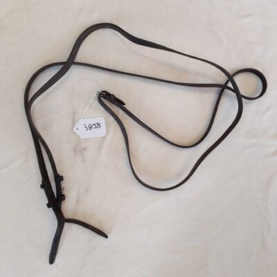 Dark Brown Leather Reins