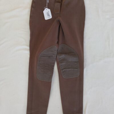 Elation Dark Beige Half Seat Breeches 24