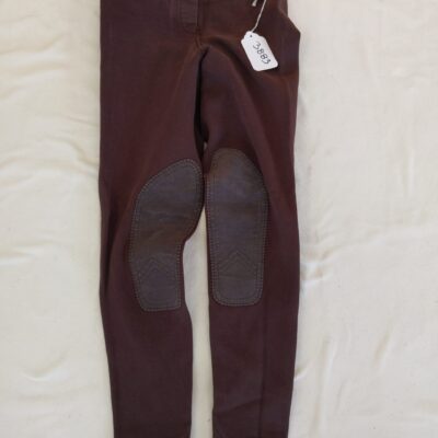 Elation Brown Half Seat Breeches 24R