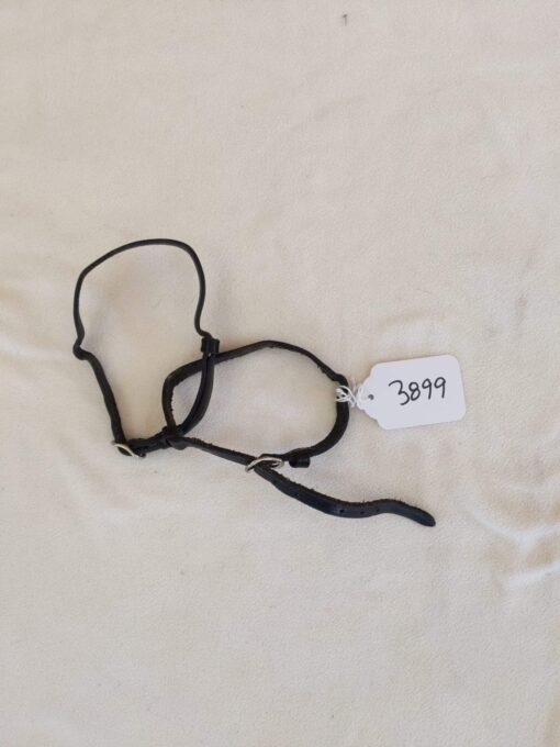 Black Leather Spur Straps